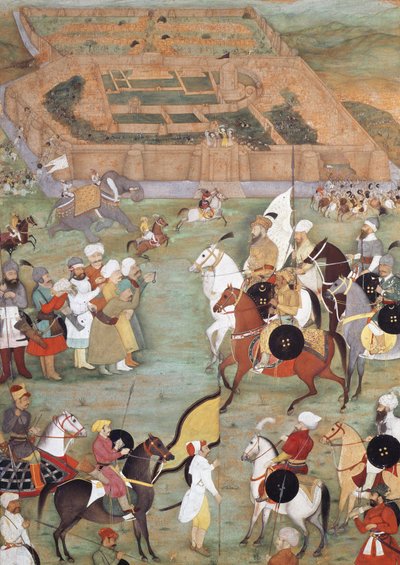 Reddition de Kandahar à Said Khan, vers 1640 - Indian School